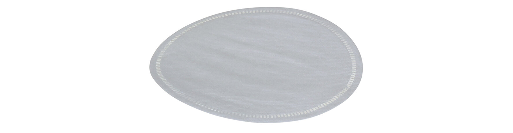 Untersetzer Papier, weiß, Ø 9 cm