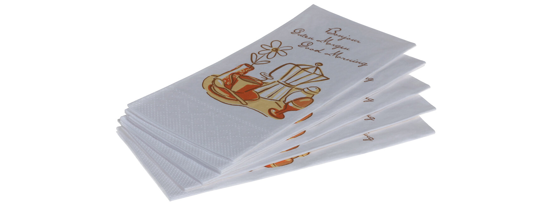 Serviette New Day Airlaid, 1/8-Falz, 33 x 33 cm