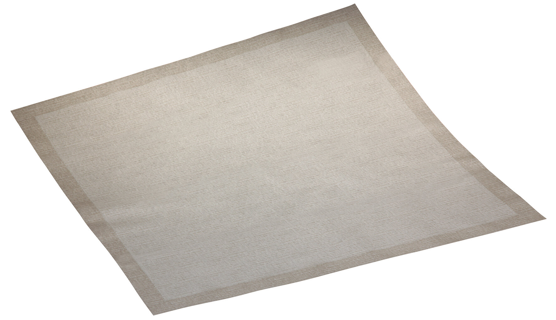 Tischdecke Stockholm Airlaid, stein, 80 x 80 cm