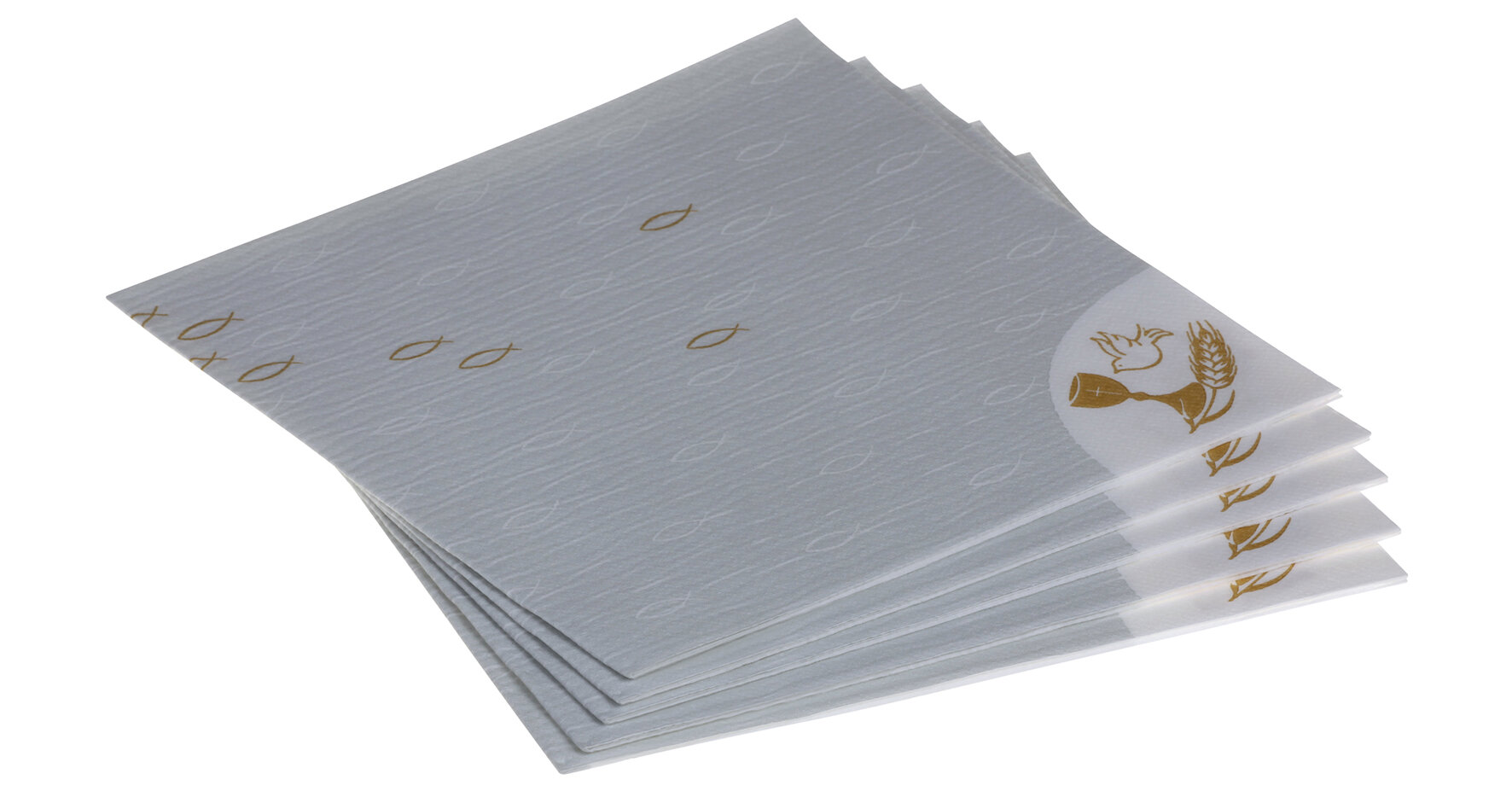 Serviette Kommunion Airlaid, 1/4-Falz, 40 x 40 cm