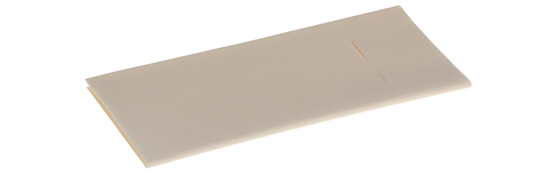 Besteckservietten Airlaid creme, 40x40cm, 1/8-Falz