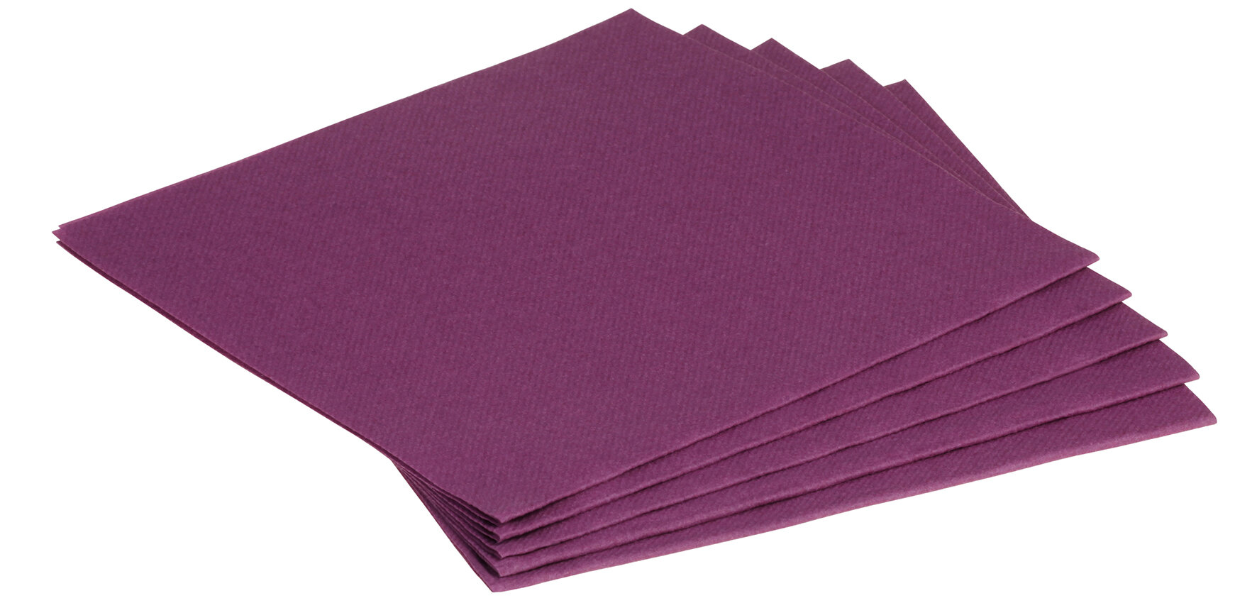 Serviette Airlaid, aubergine, 1/4-Falz, 40 x 40 cm