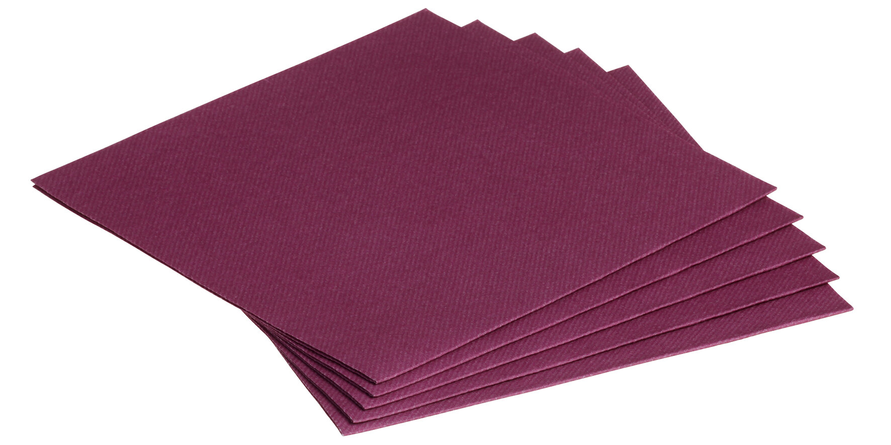 Serviette Airlaid, beere, 1/4-Falz, 40 x 40 cm