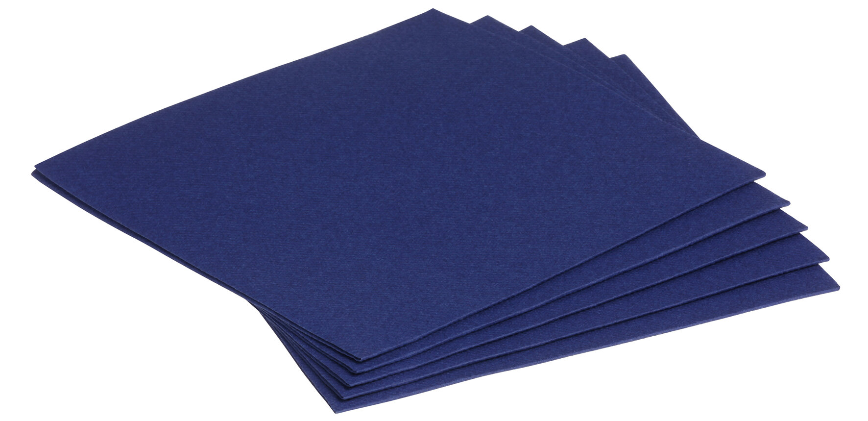Serviette Airlaid, royalblau, 1/4-Falz, 40 x 40 cm