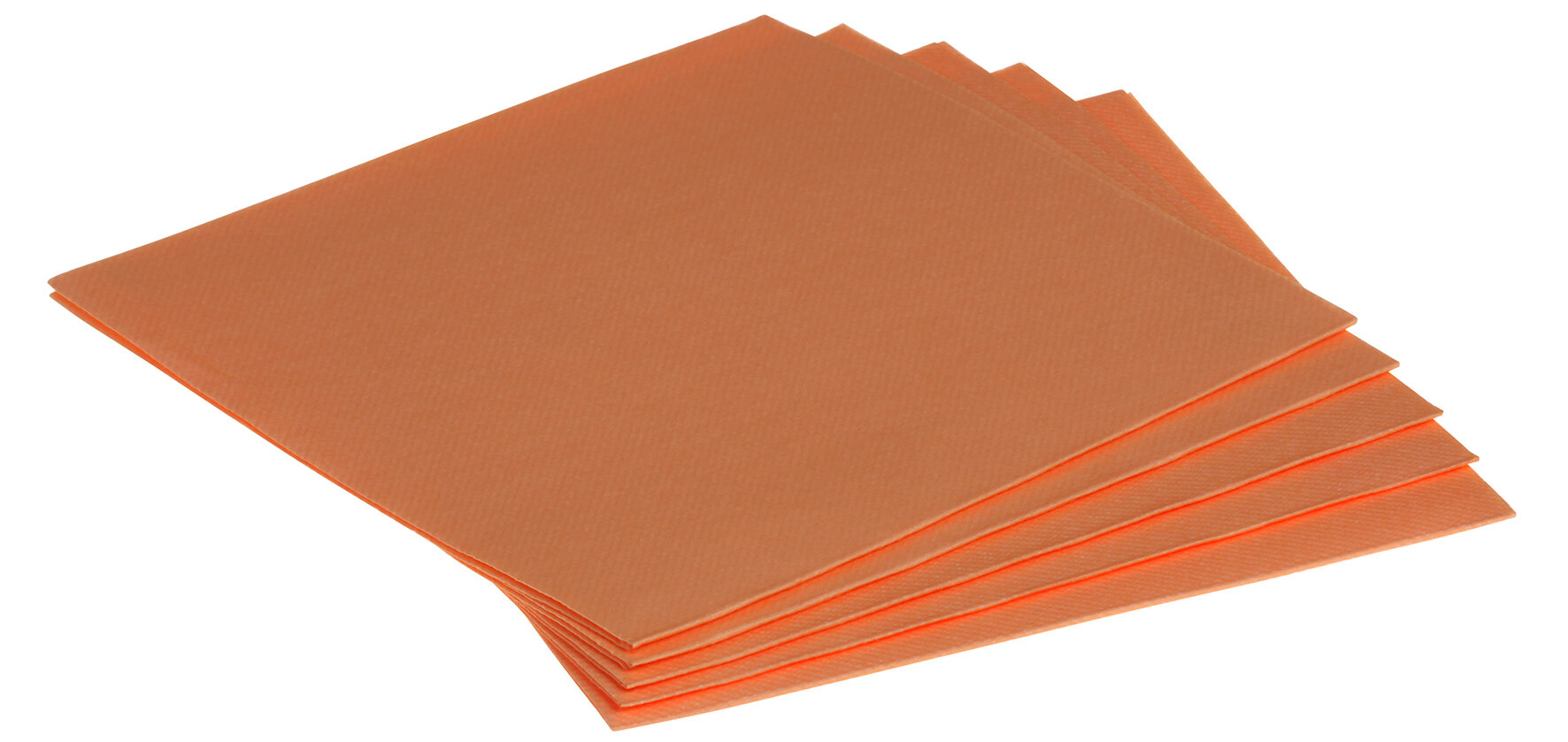 Serviette Airlaid, aprikot, 1/4-Falz, 40 x 40 cm