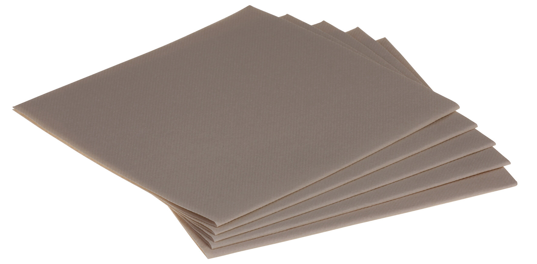 Serviette Airlaid, kieselstein, 1/4-Falz, 40 x 40 cm