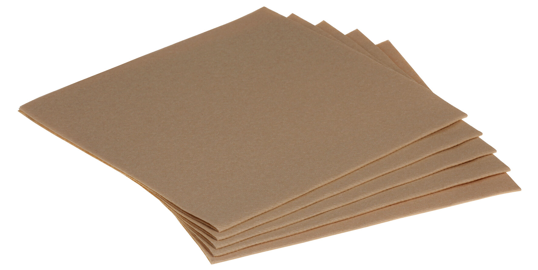 Serviette Airlaid, natur, 1/4-Falz, 40 x 40 cm