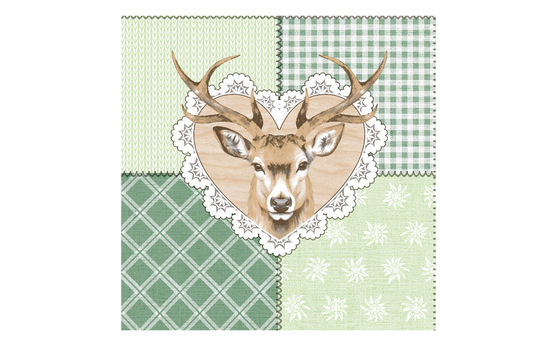 Serviette Abigail Airlaid, 1/4-Falz, 40 x 40 cm