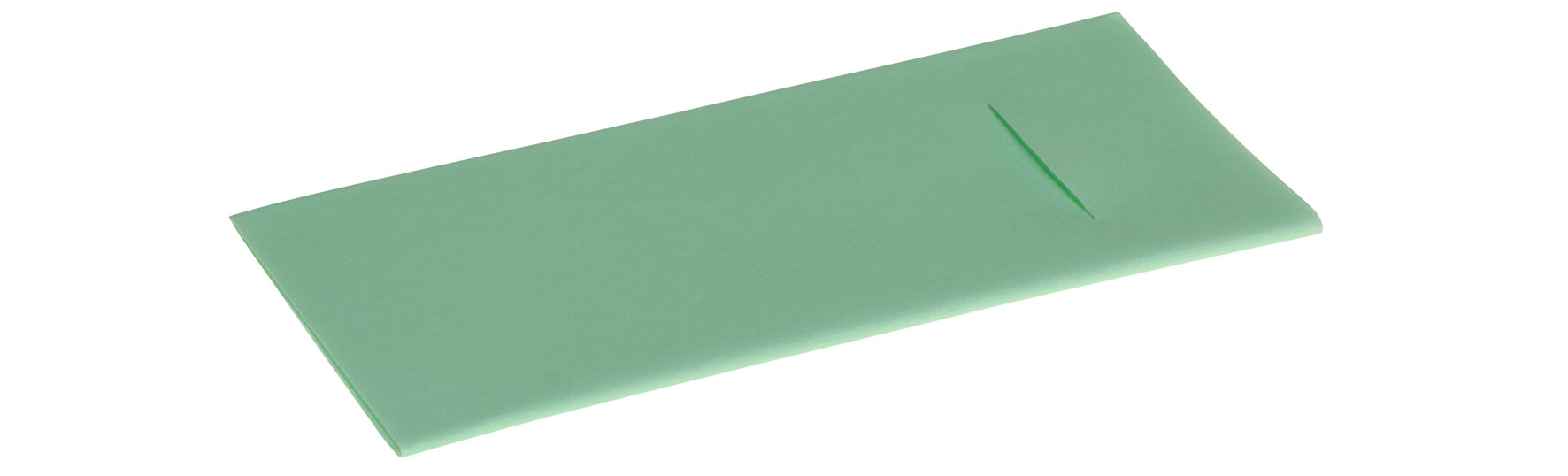 Beutelserviette Airlaid, pistazie, 1/8-Falz, 40 x 40 cm