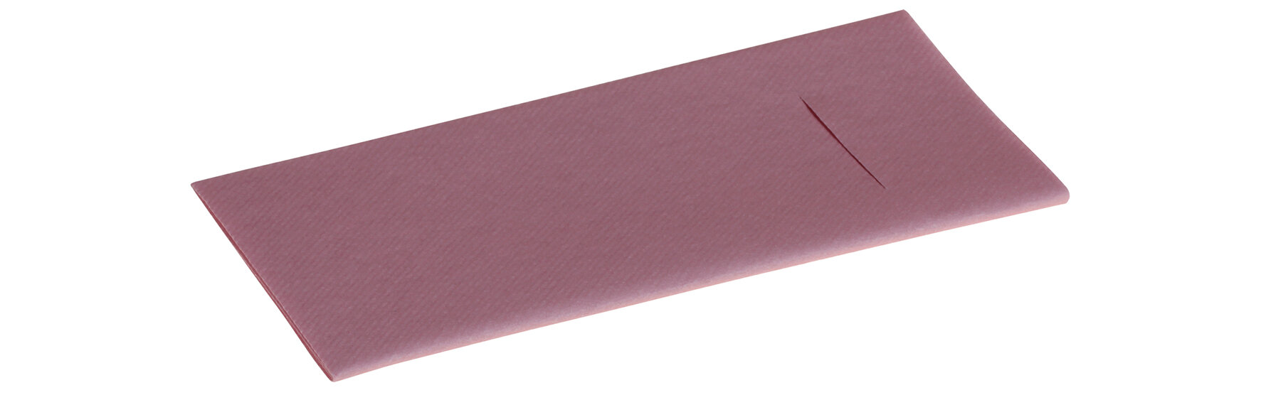 Beutelserviette Airlaid, altrosa, 1/8-Falz, 40 x 40 cm