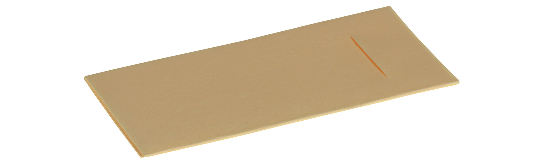 Beutelserviette Airlaid, sahara, 1/8-Falz, 40 x 40 cm