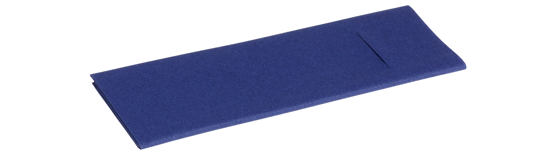 Beutelserviette Airlaid, royalblau, 1/8-Falz, 40 x 33 cm