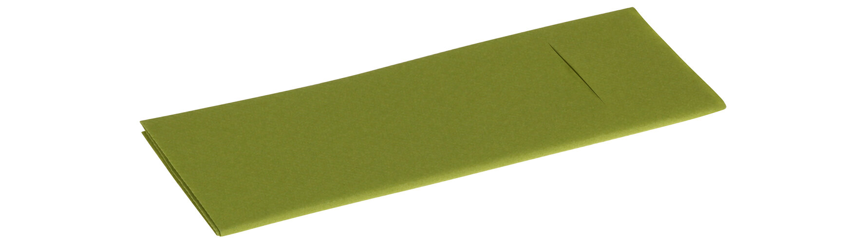 Beutelserviette Airlaid, kiwi, 1/8-Falz, 40 x 33 cm