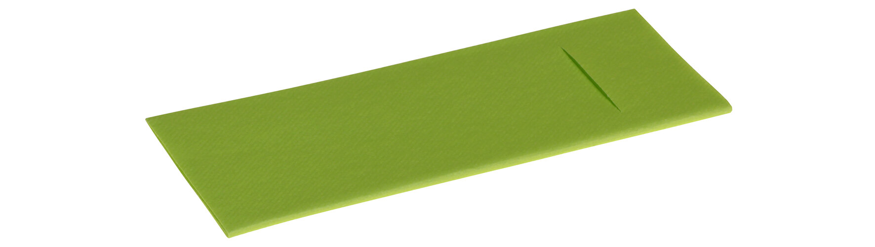 Beutelserviette Airlaid, lime, 1/8-Falz, 40 x 33 cm