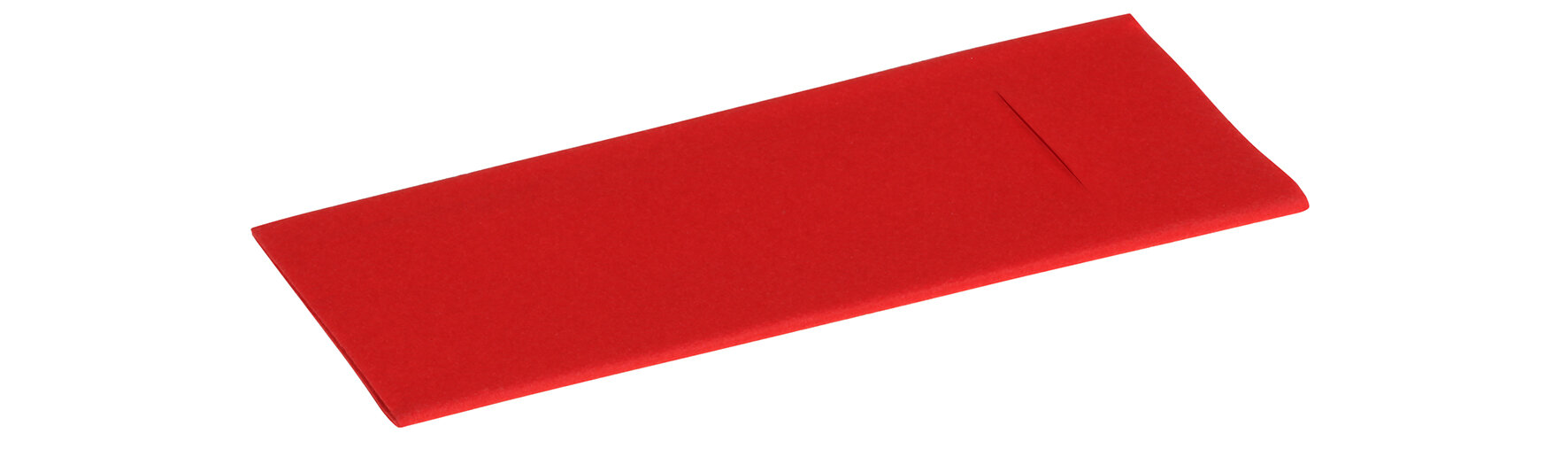 Beutelserviette Airlaid, rot, 1/8-Falz, 40 x 33 cm