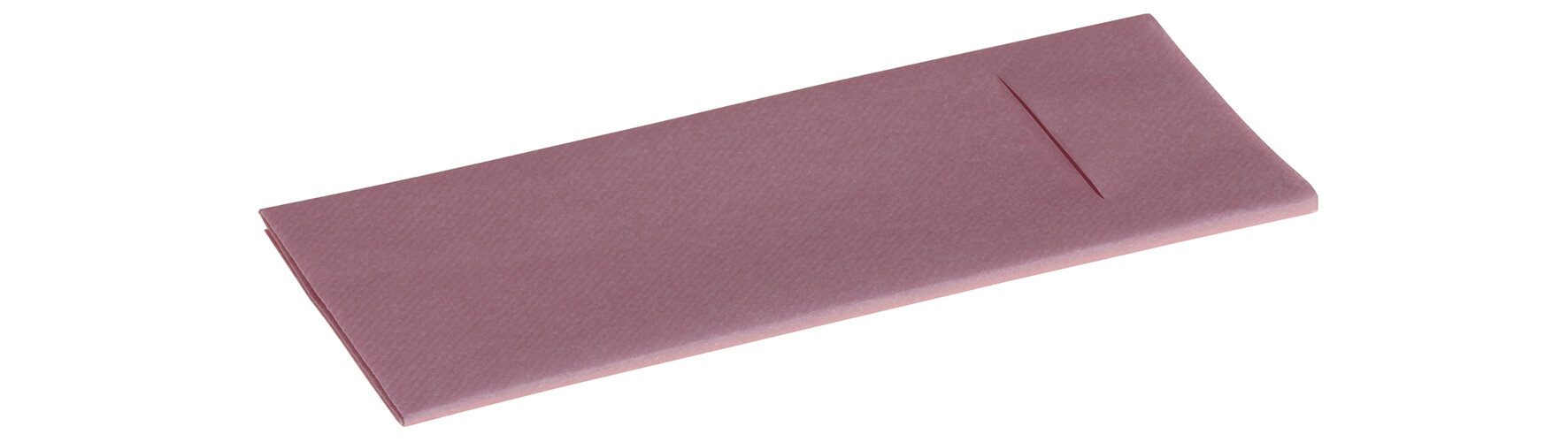 Beutelserviette Airlaid, altrosa, 1/8-Falz, 40 x 33 cm