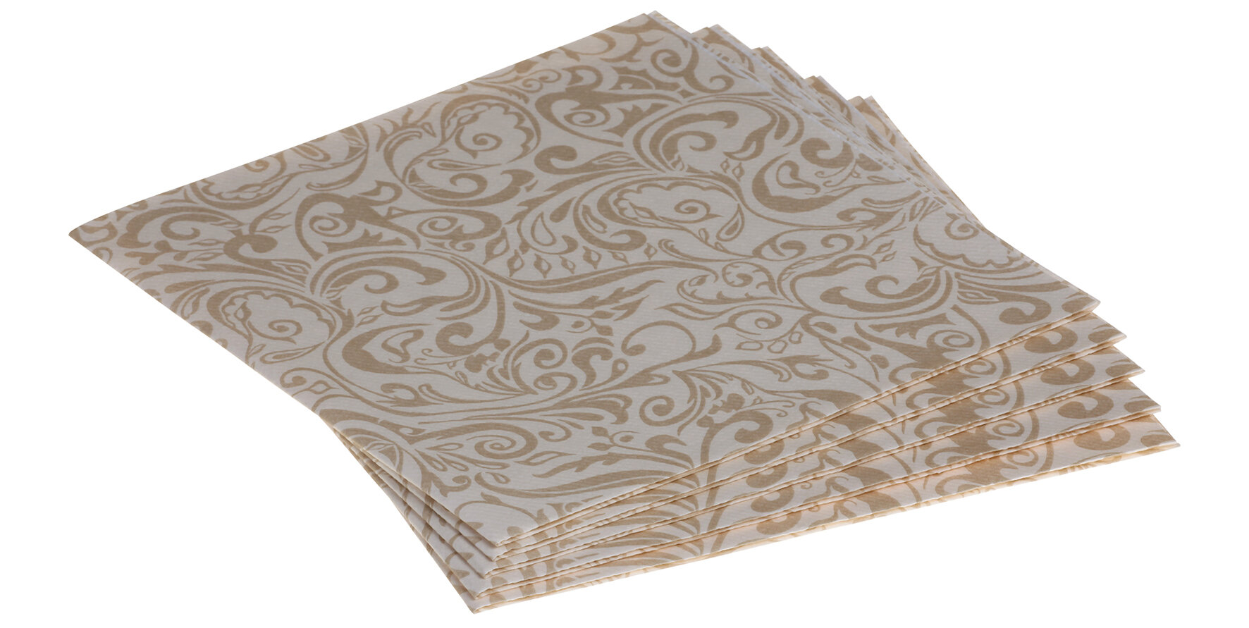 Serviette Lias Airlaid, champagner, 1/4-Falz, 40 x 40 cm