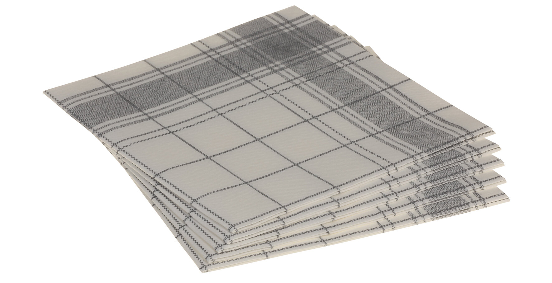 Serviette Nadeem Airlaid, grau, 1/4-Falz, 40 x 40 cm