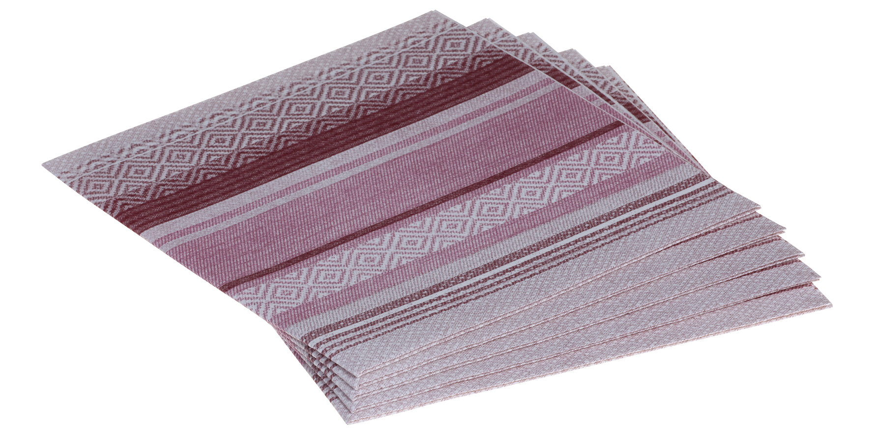 Serviette Lagos Airlaid, beere, 1/4-Falz, 40 x 40 cm