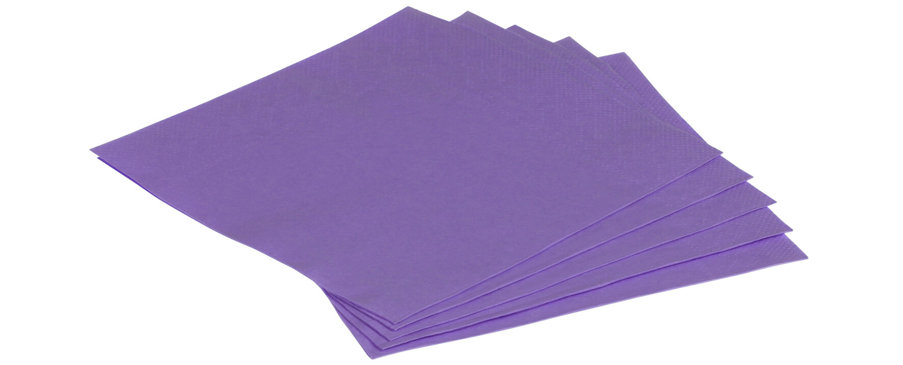 Serviette Papier, lila, 1/4-Falz, 33 x 33 cm