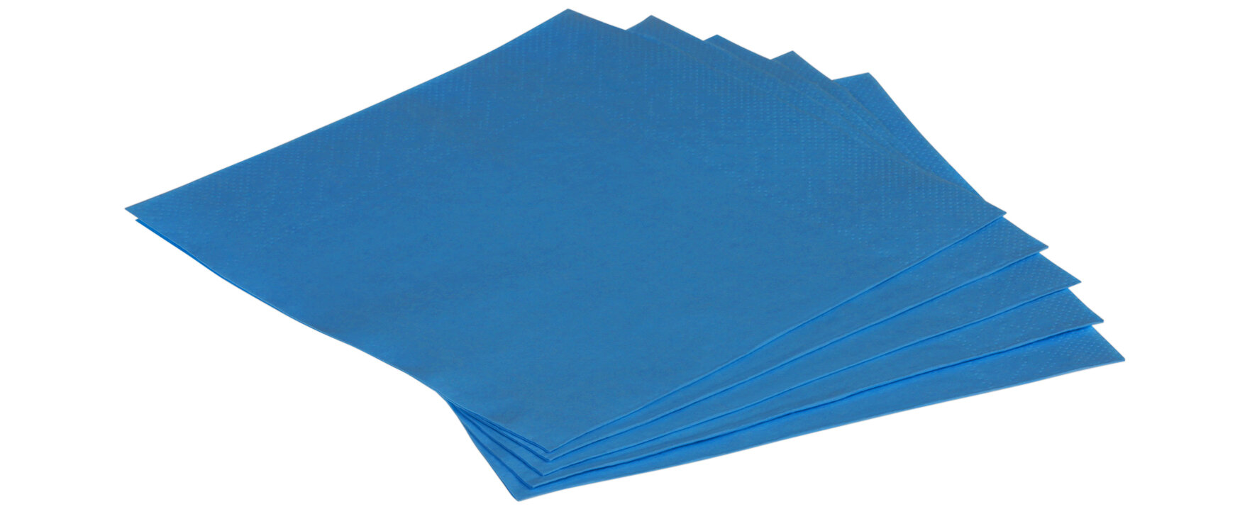 Serviette Papier, aquablau, 1/4-Falz, 33 x 33 cm