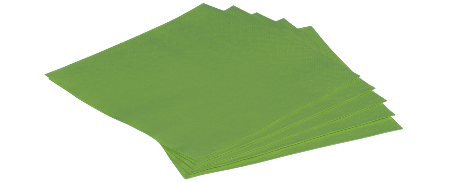 Serviette Papier, kiwi, 1/4-Falz, 33 x 33 cm