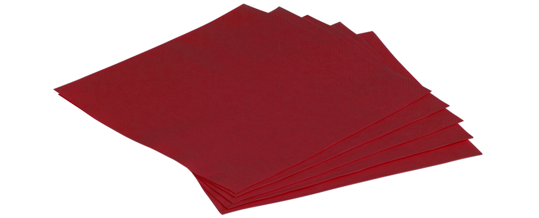 Serviette Papier, bordeaux, 1/4-Falz, 33 x 33 cm