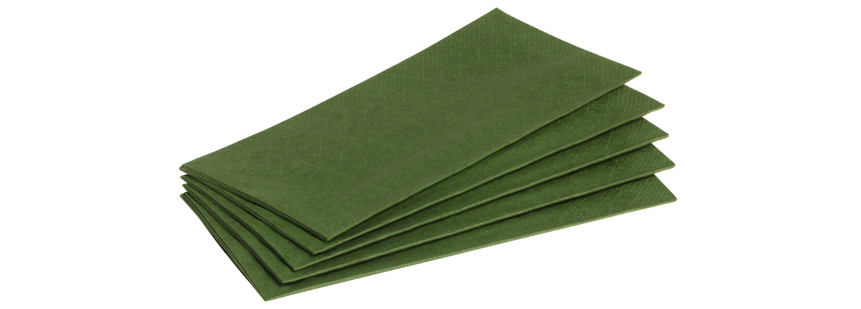 Serviette Papier, oliv, 1/8-Falz, 33 x 33 cm