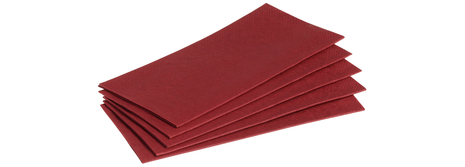 Serviette Papier, bordeaux, 1/8-Falz, 33 x 33 cm