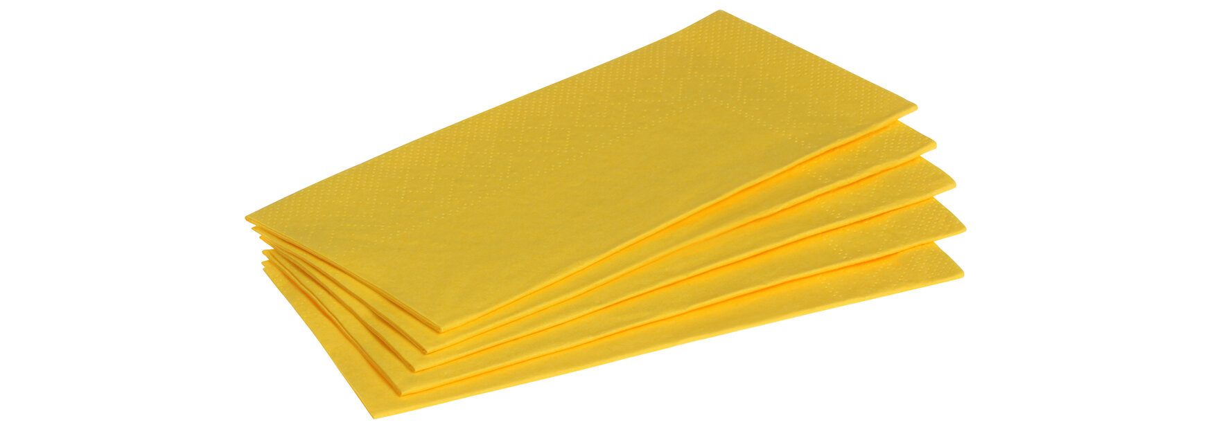 Serviette Papier, gelb, 1/8-Falz, 33 x 33 cm