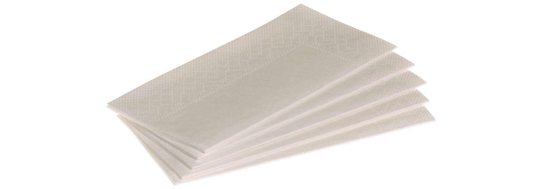 Serviette Papier, creme, 1/8-Falz, 33 x 33 cm