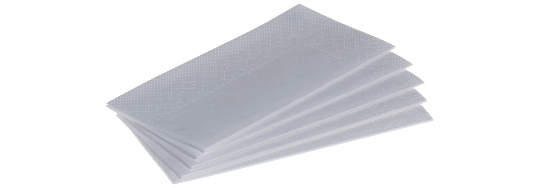 Serviette Papier, weiß, 1/8-Falz, 33 x 33 cm