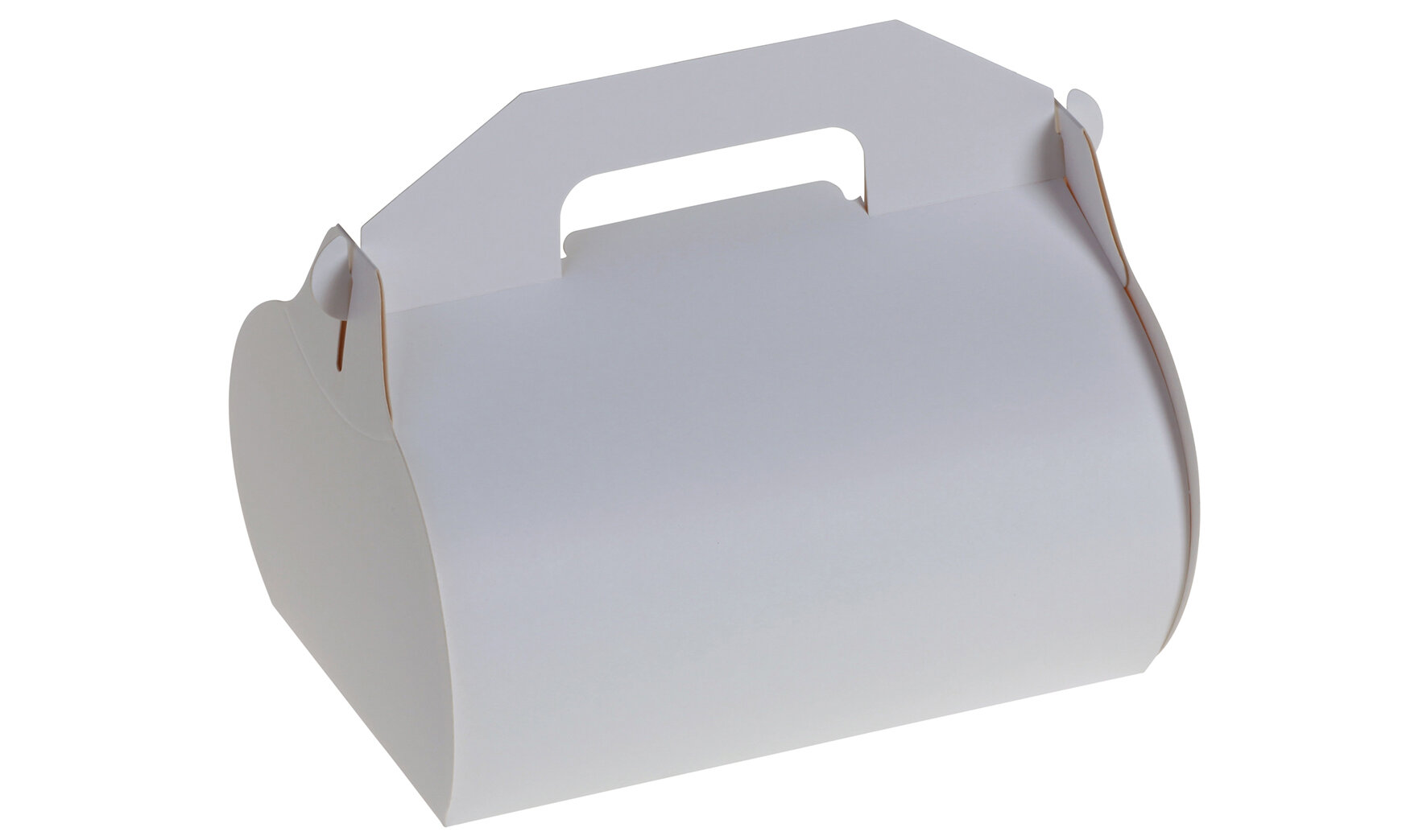 Tortenschachtel mit Henkel suplesse Karton, weiß, 18,5 x 11 x 9,7 cm