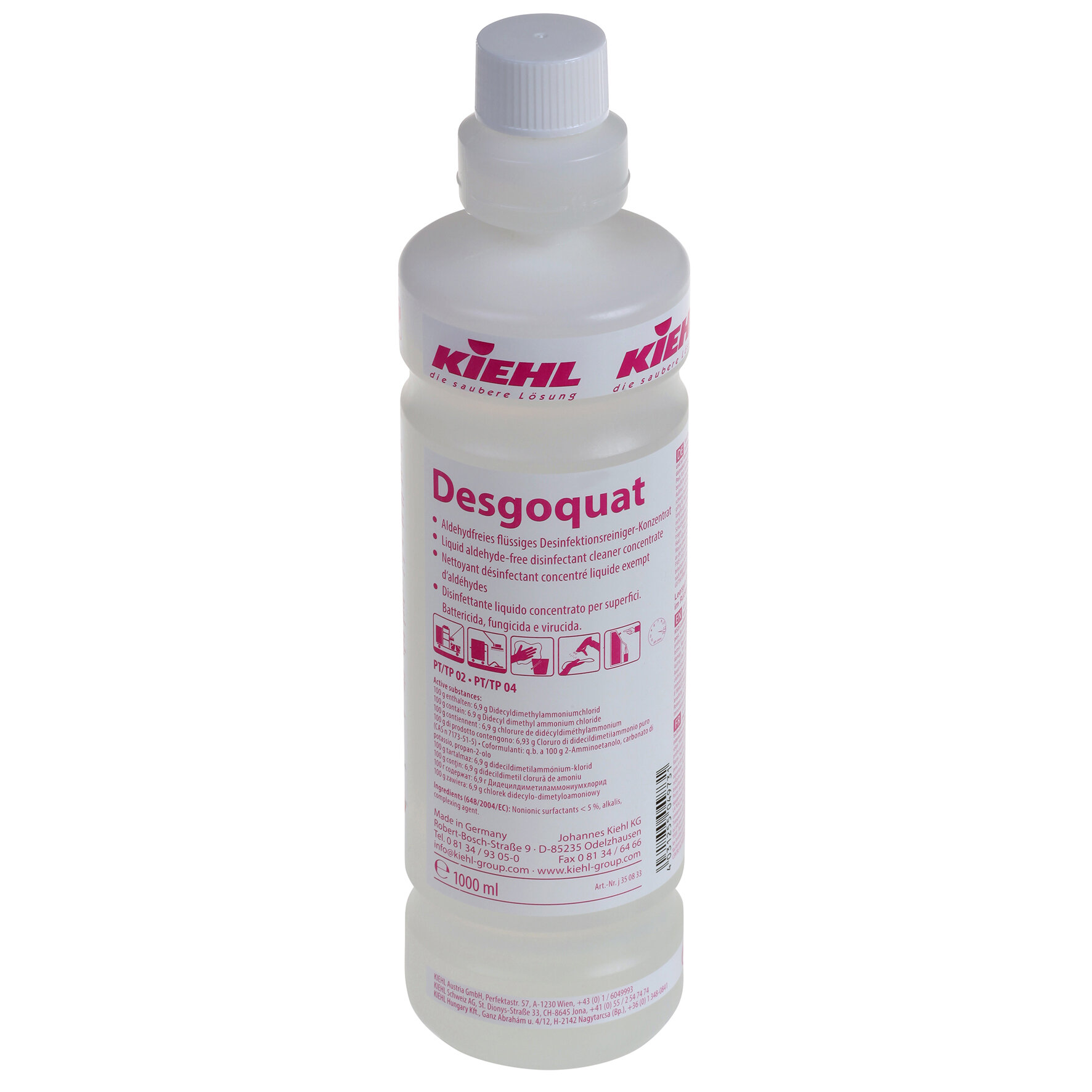 Desinfektionsreiniger Desgoquat, Konzentrat, aldehydfrei