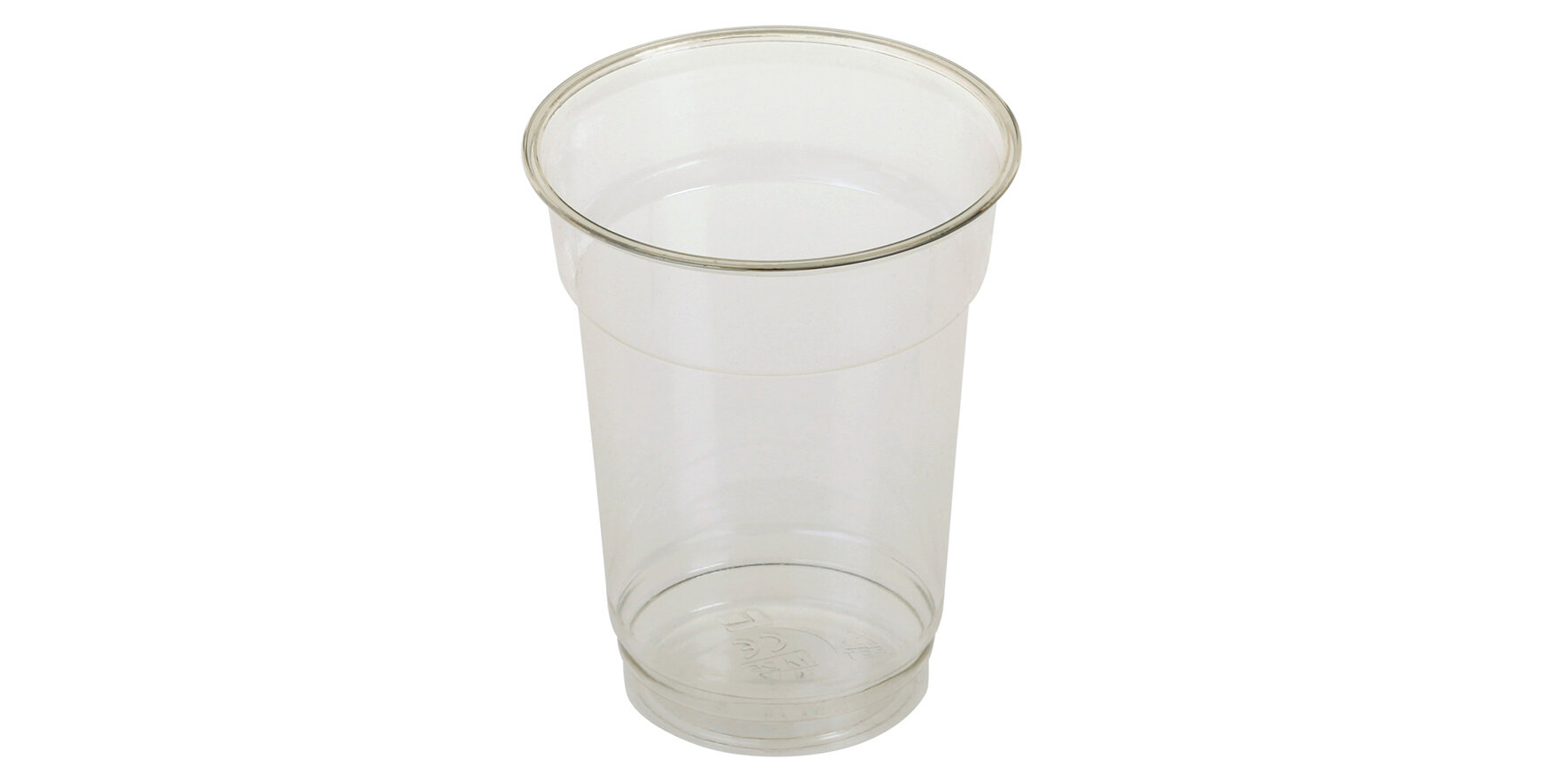 Becher mit SUP-Logo PET, transparent, 200 ml