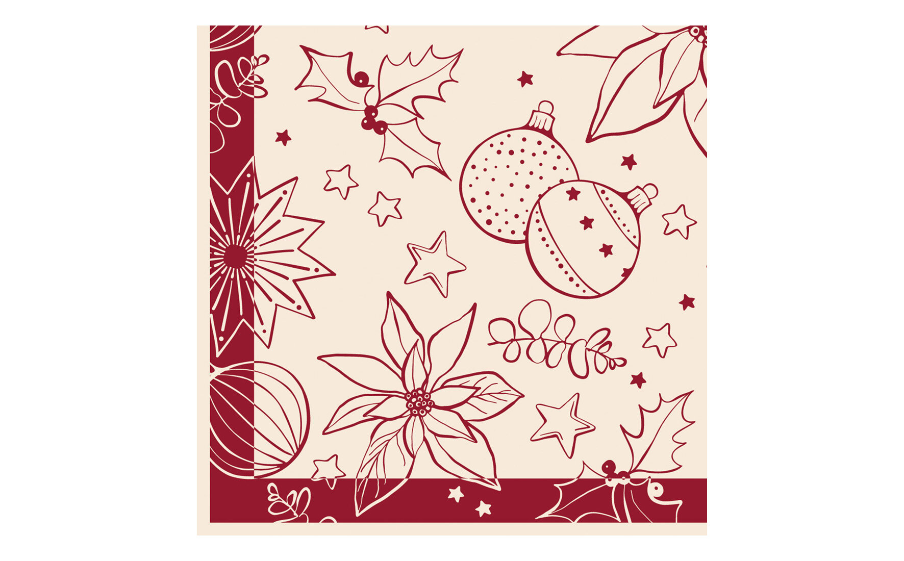 Serviette Milan Airlaid, kieselstein, 1/4-Falz, 40 x 40 cm