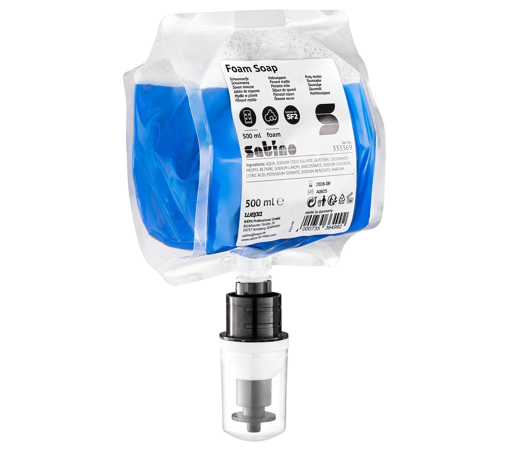 Handwaschschaum Satino, Mild, 500 ml