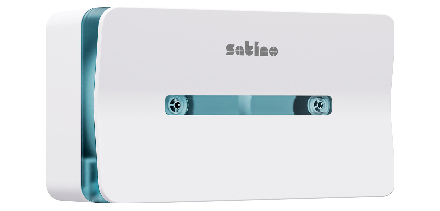Toilettenpapierspender Satino Jumbo, weiß