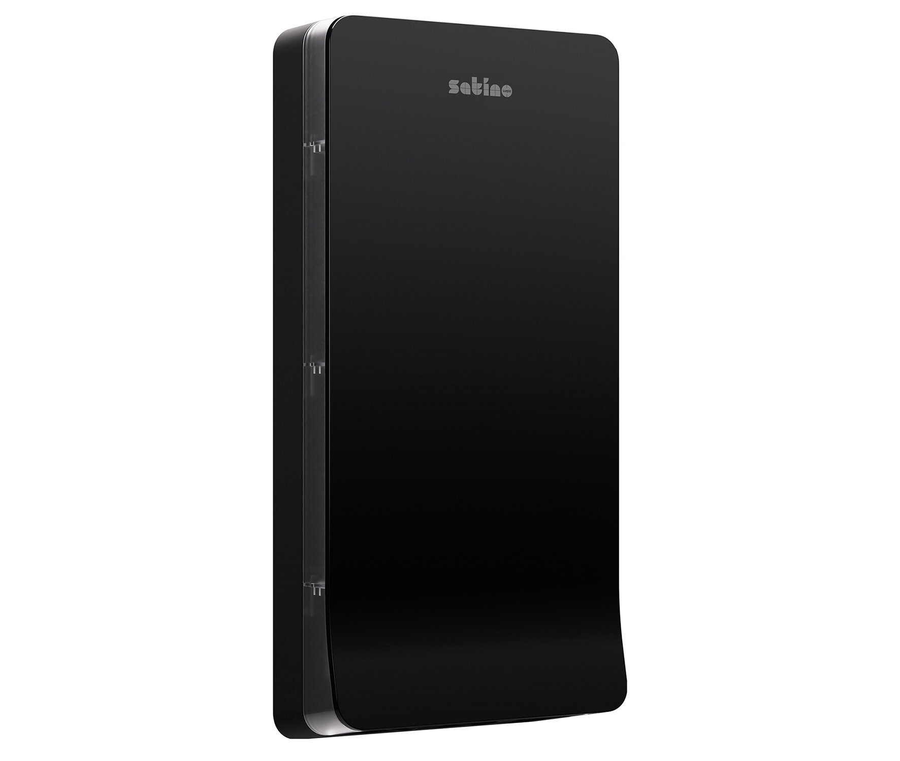 Falzhandtuchspender Satino XL, schwarz Z- & W-Falz