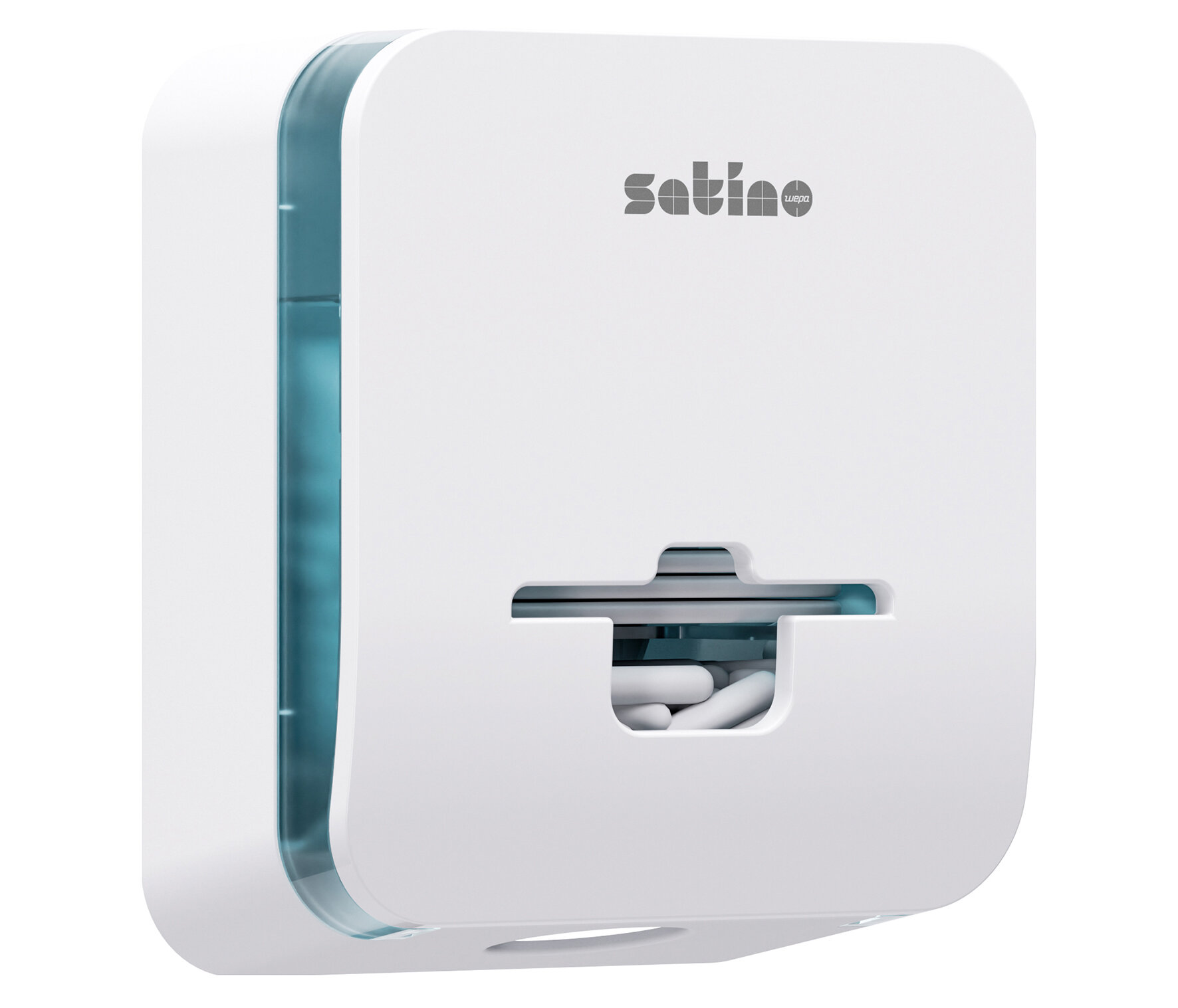 Hygieneartikelspender Satino, weiß