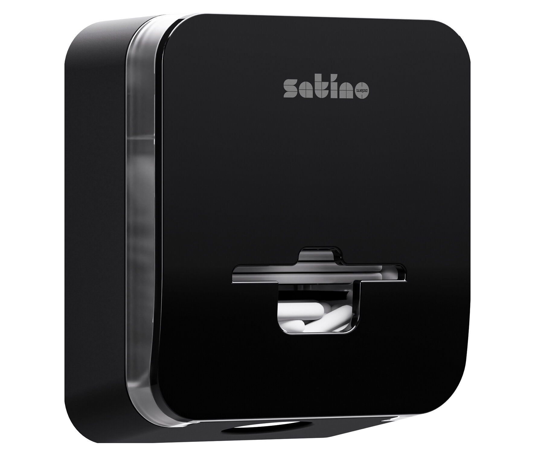 Hygieneartikelspender Satino, schwarz