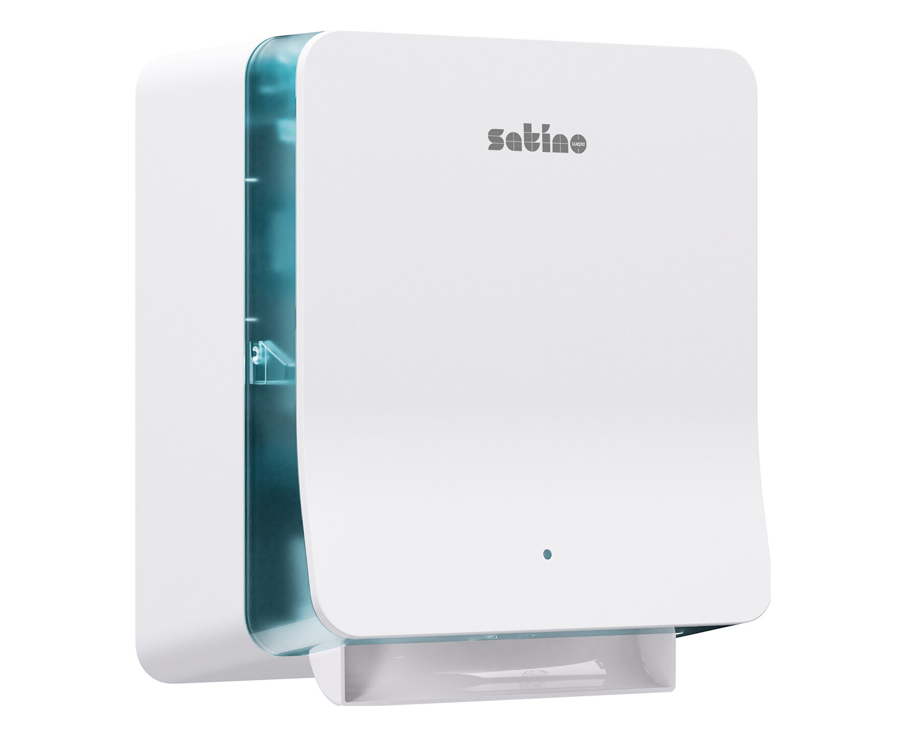 Toilettenpapierspender Satino, weiß, mit Sensor