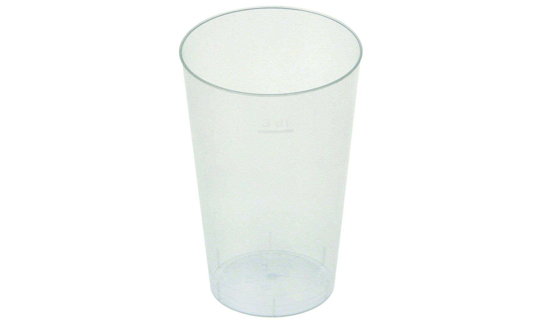 Trinkbecher bruchsicher PP, transparent, 300 ml