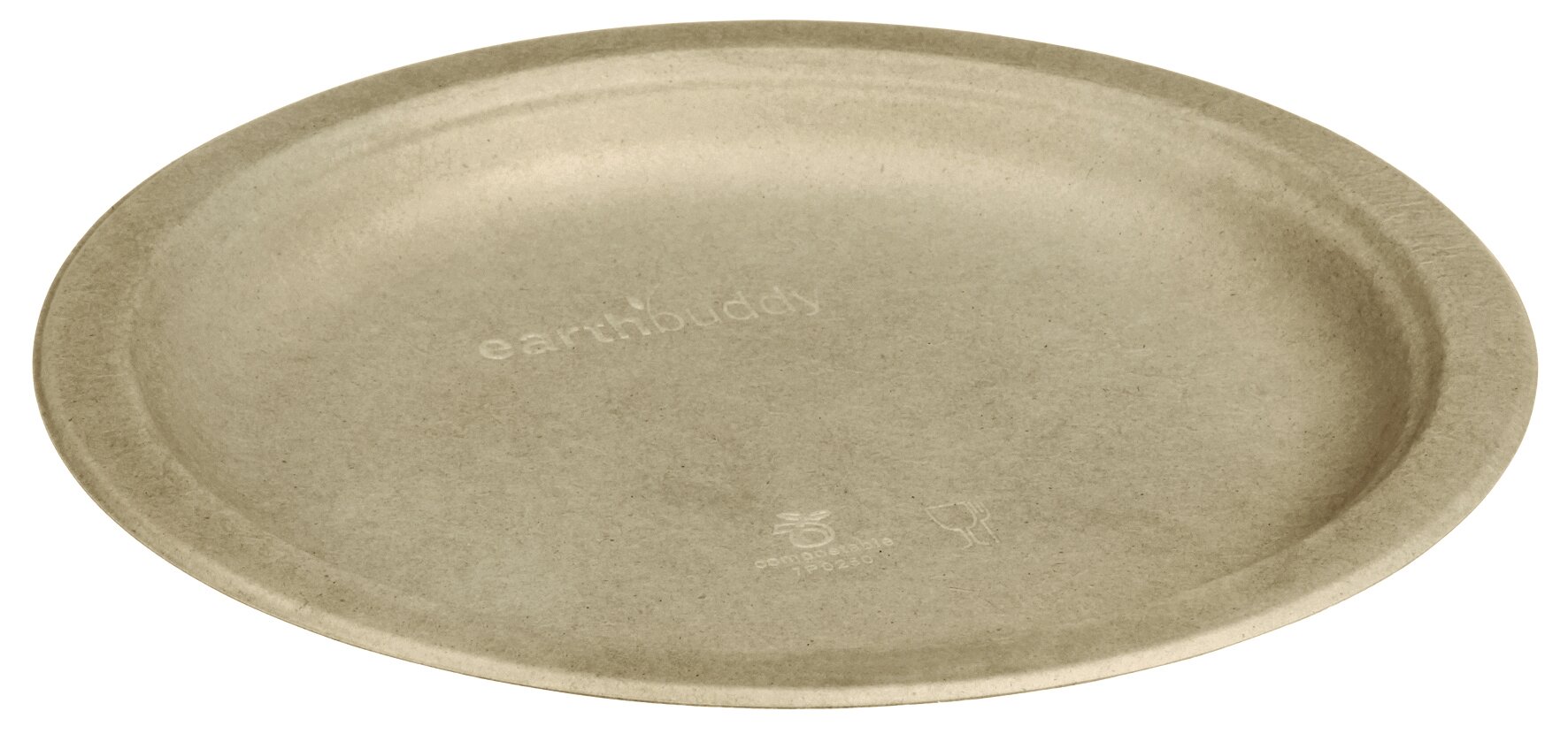 Teller naturesse Zuckerrohr, rund, Ø 26 cm