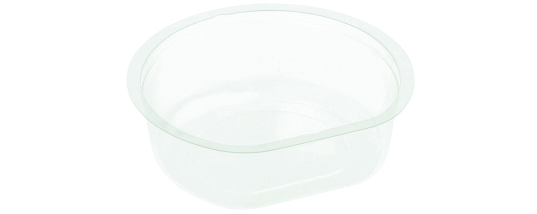 Einsatzbecher naturesse PLA, transparent,  Ø 9 cm, 100 ml Ø 9 cm, 100 ml