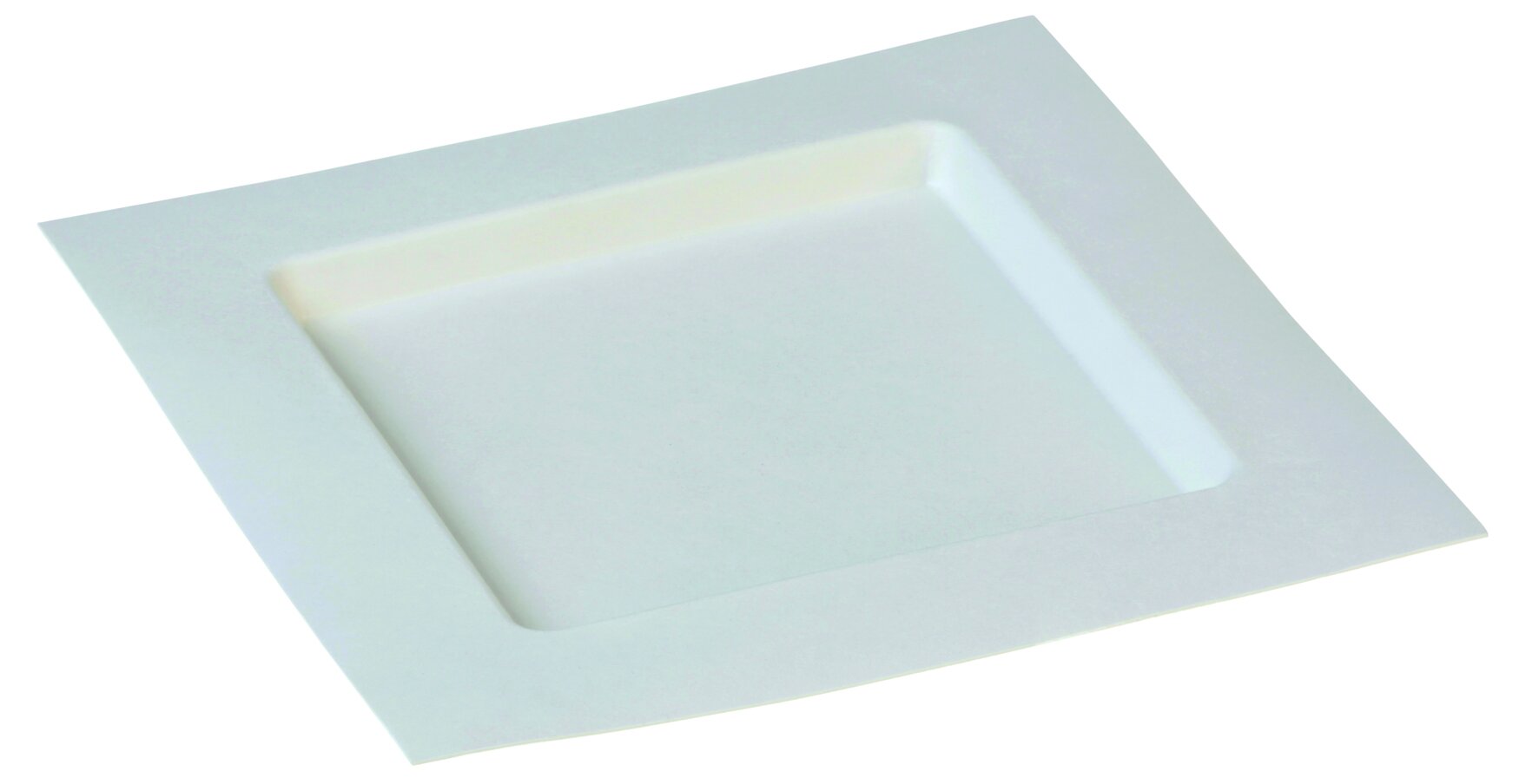 Teller naturesse DEDRA Zuckerrohr, weiss,  22,4 x 22,4 cm