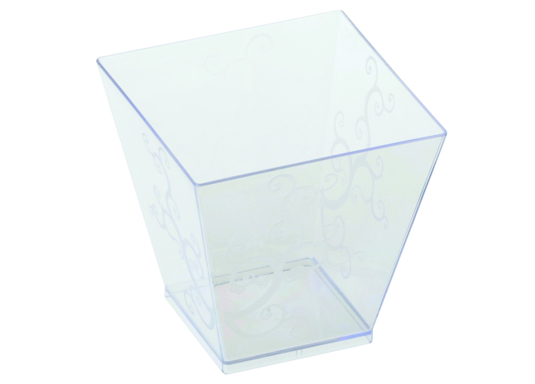 Becher designline KOVA Volute PS, transparent, 200 ml