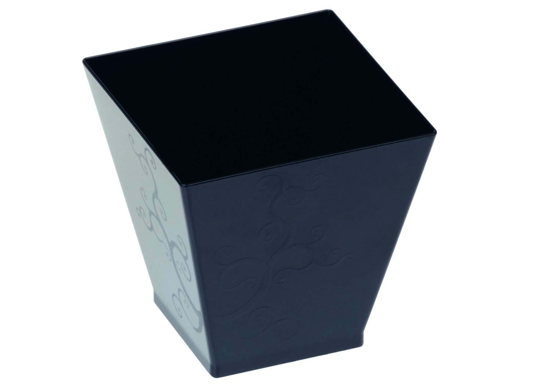 Becher designline KOVA Volute PS, schwarz, 200 ml