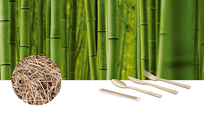Pacovis-Besteck aus Bambus