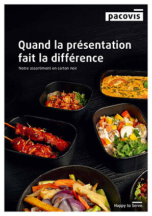 Notre assortiment en carton noir